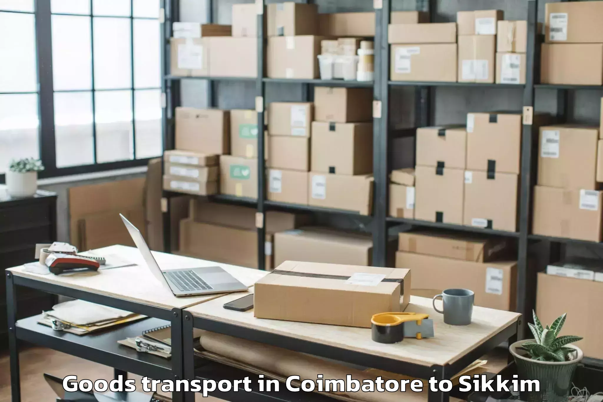 Expert Coimbatore to Sikkim Manipal University Gang Goods Transport